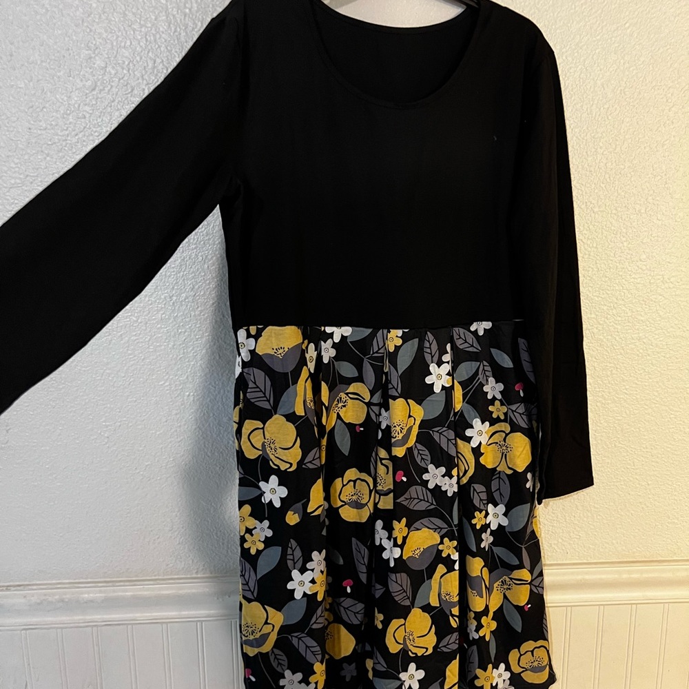 Cotton Knot High Waisted Dress Sz XL
